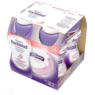 Fortimel forticare sensation 2,4 kcal/ml erfrischende Himbeere 4 Stück. 125 ml