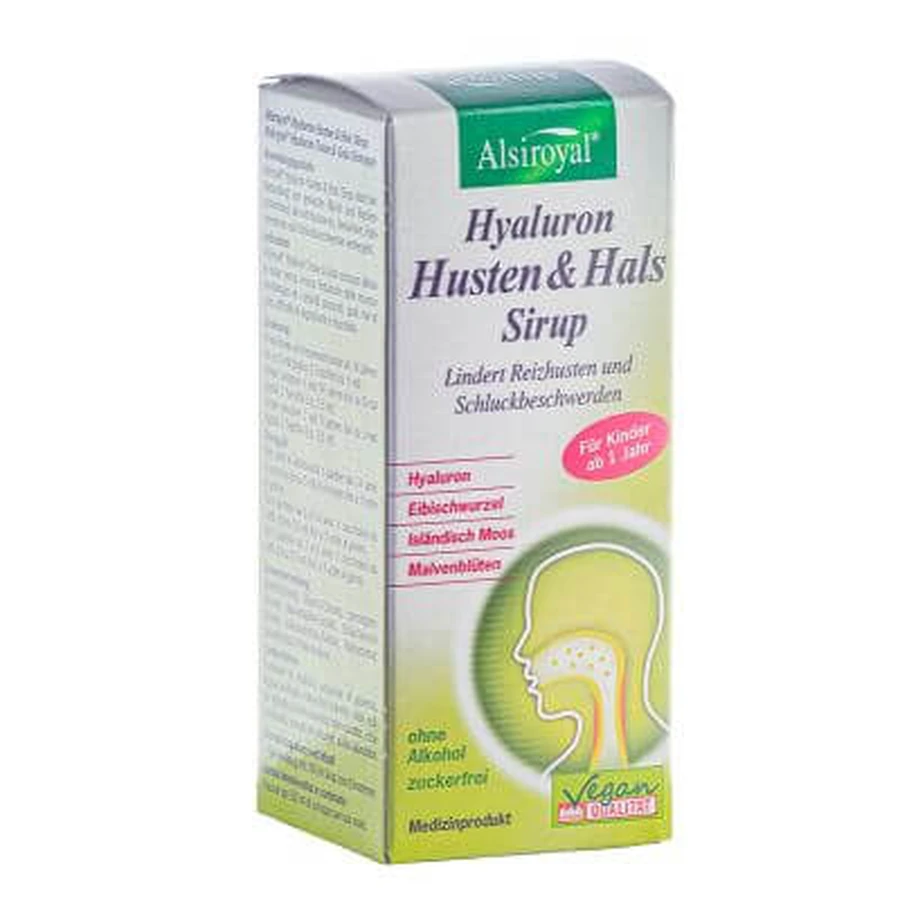 Hyaluron cough and throat syrup 150 ml