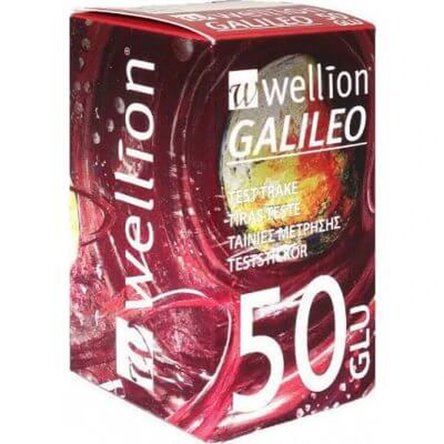 Galileo Wellion 50 bloedglucosestrips