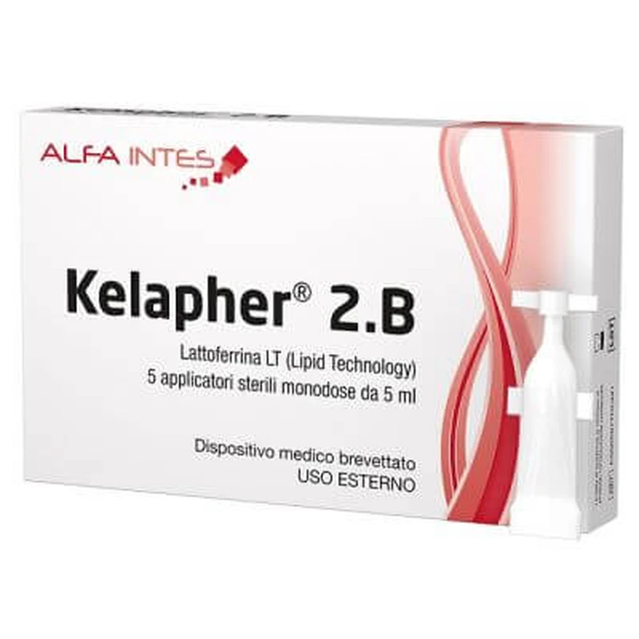 Kelapher 2b 5 steriele applicators voor eenmalig gebruik 5 ml topische therapie