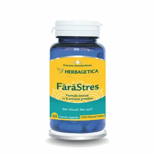 No Stress, 60 plantaardige capsules, Herbagetica