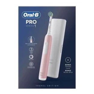 Oralb pro 1 roze elektrische tandenborstel+tc