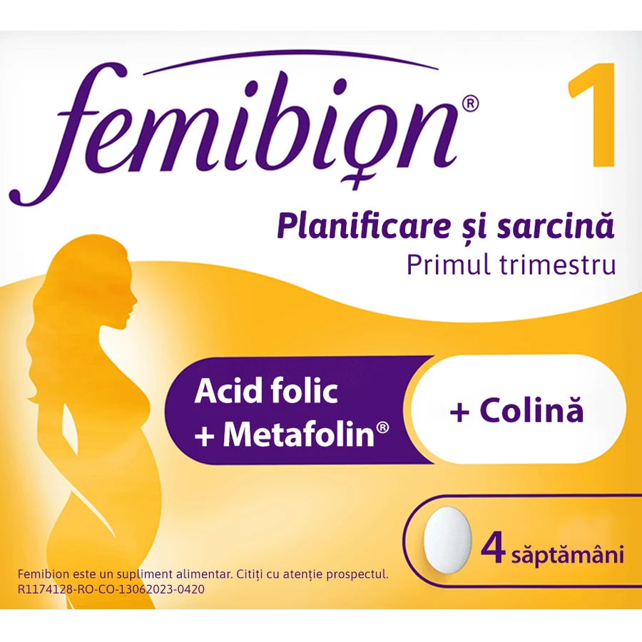 Femibion 1 - Planning and Pregnancy, 28 film-coated tablets, Dr. Reddys