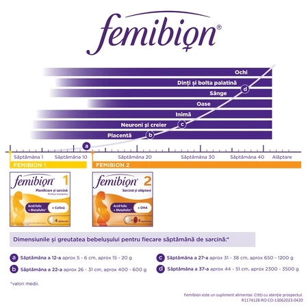 Femibion 1 - Planning and Pregnancy, 28 film-coated tablets, Dr. Reddys