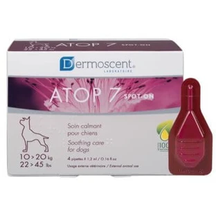 Atop 7 spot-on dogs and cats 10-20 kg 4 pipettes x 1.2 ml