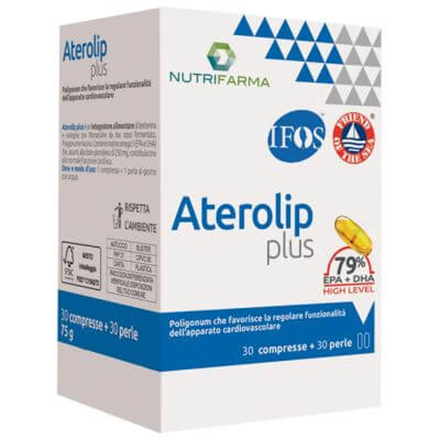 Aterolip plus 79% 30 comprimés + 30 perles