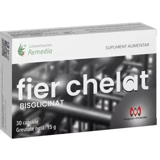 IJzerchelaatbisglycinaat, 30 capsules, Remedia