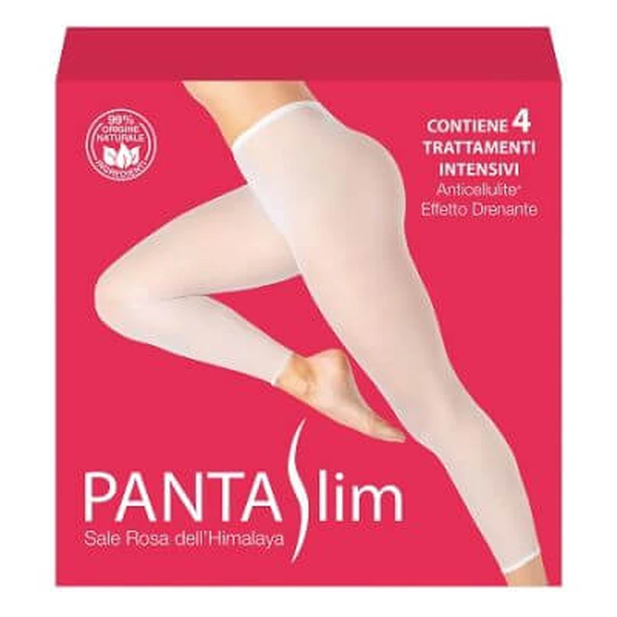 Pantaslim collant traitement anti-cellulite intensif kit effet drainant 4 pièces