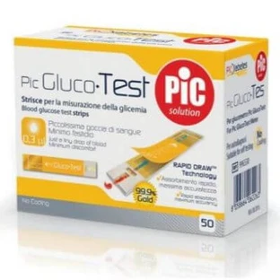 Blood glucose test strips pic glucotest 50 pcs