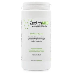 Zeolithmed desintoxicación mineral volcánica 200 cápsulas