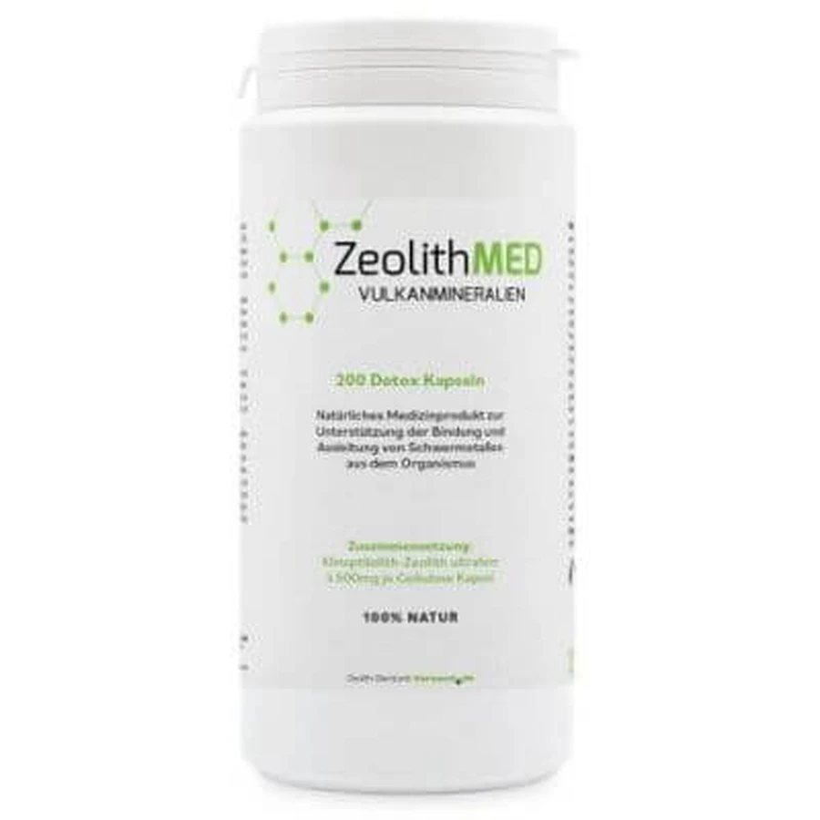 Zeolithmed desintoxicación mineral volcánica 200 cápsulas