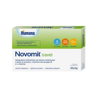 Novomit travel 12 chicles sabor naranja