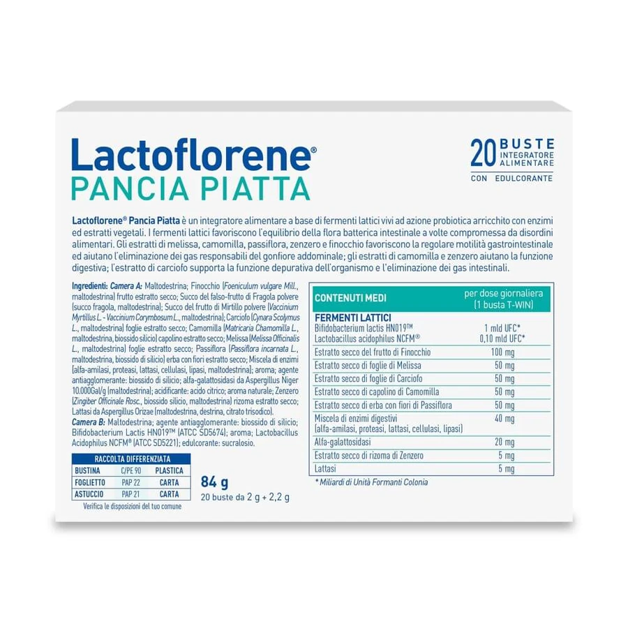 Lactoflorene Ventre Plat 20 sachets