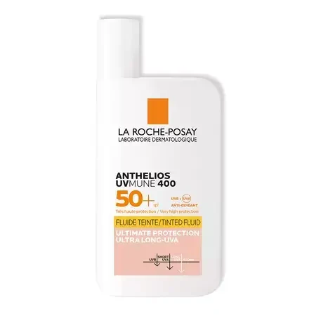 La Roche-Posay Anthelios Sonnenschutz Getöntes Fluid SPF 50+ UVmune, 50 ml