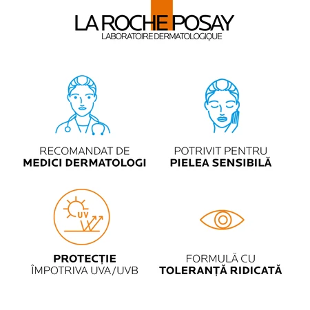 La Roche-Posay Anthelios Sonnenschutz Getöntes Fluid SPF 50+ UVmune, 50 ml