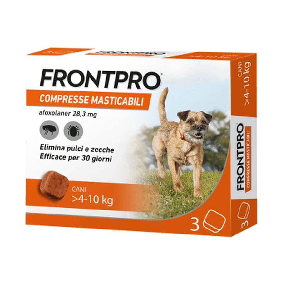 Frontpro*3cpr 4-10kg 28,3mg