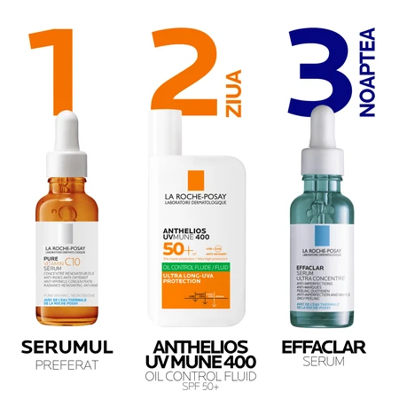 La Roche-Posay Anthelios Invisible Geurvrije Fluïde voor UVmune Zonbescherming, SPF 50+, 50 ml