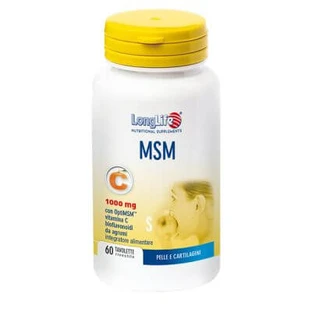 Longlife msm 1000 mg 60 tablets