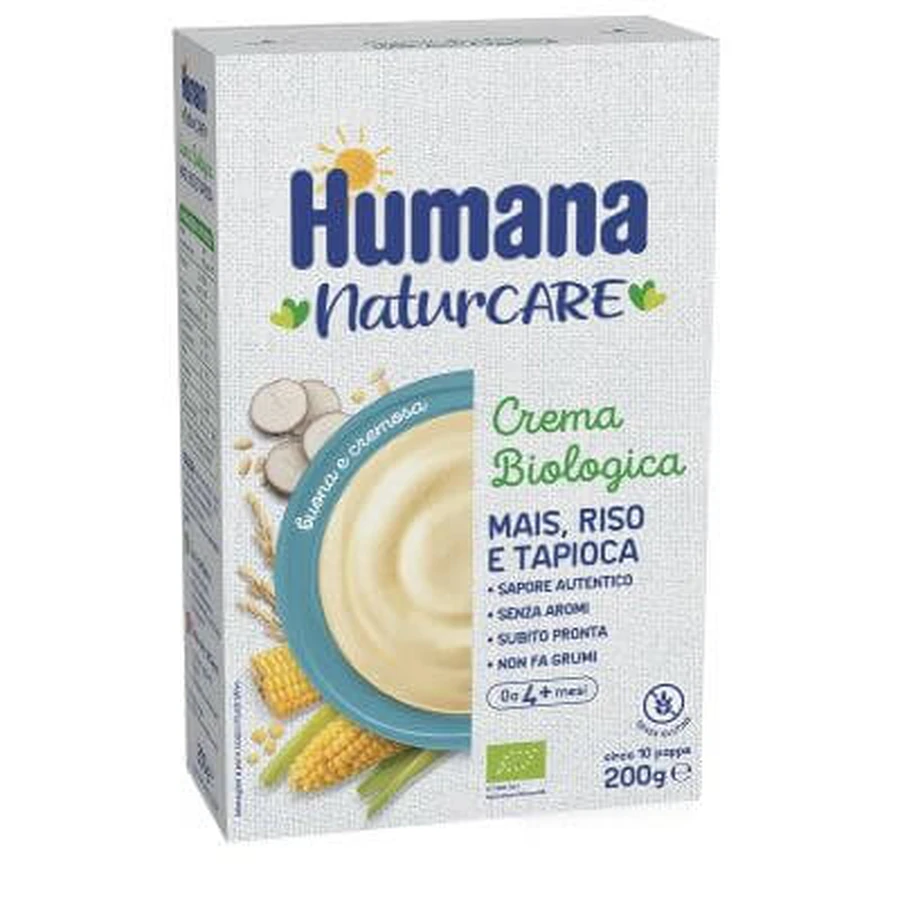 Humana Sahne Mais Tapioka Reis Tapioka Bio 200 g