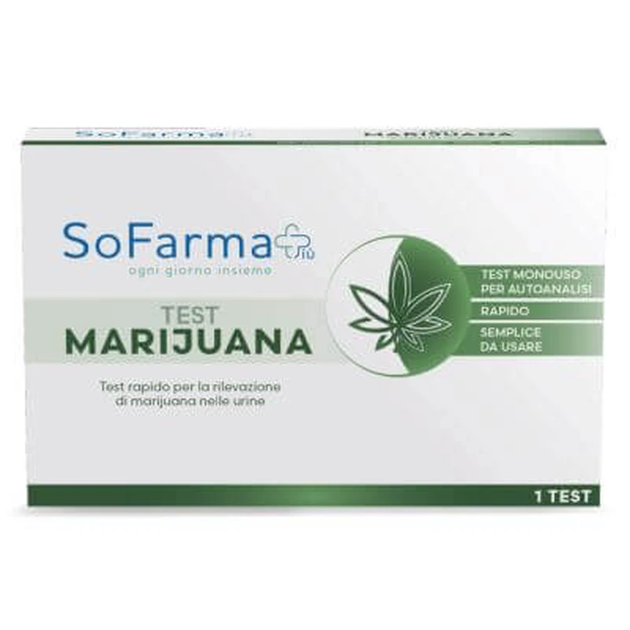 sofarmapiu' rapid self-diagnostic test for marijuana