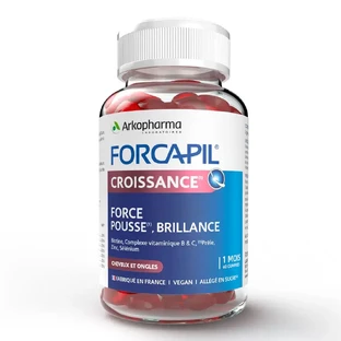 Forcapil Ergänzung für das Haarwachstum, 60 Gelees, Arkopharma