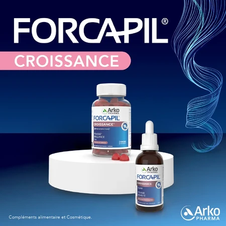 Forcapil Ergänzung für das Haarwachstum, 60 Gelees, Arkopharma