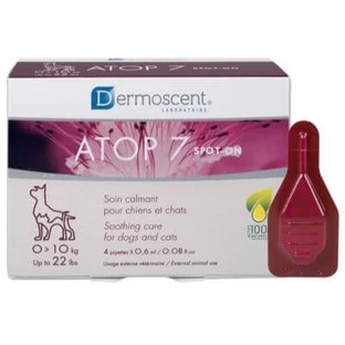 Atop 7 spot-on dogs and cats 10 kg 4 pipettes x 0.6 ml