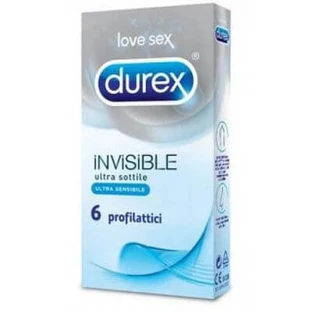 Durex Invisible Condom Invisible 6 pieces