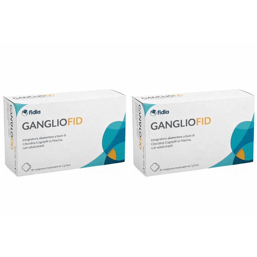 GanglioFid, 2x30 comprimidos masticables, Fidia Farmaceutici