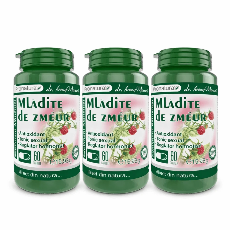 Zmeur Berries, 3x60 capsules, Pro Natura
