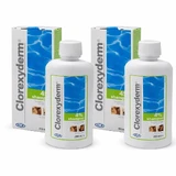 Dermatologische shampoo voor honden en katten, 2x250 ml, Clorexyderm 4%