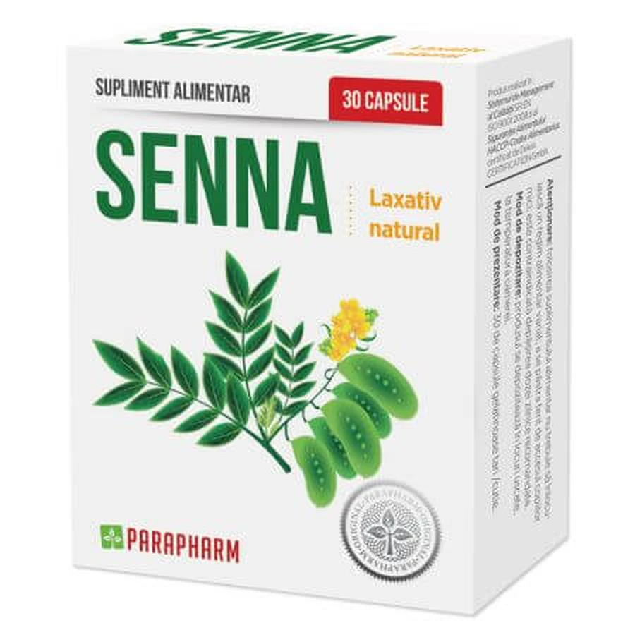 Senna, 3x30 capsules, Parapharm