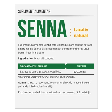 Senna, 3x30 capsules, Parapharm