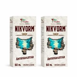 Nikvorm Bio Vitality intestinal parasite elimination syrup, 2x60 ml, Hisimo