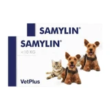 Samylin Small Breed, 2x30 tablets for maintaining liver health in dogs and cats <10 kg , VetPlus
