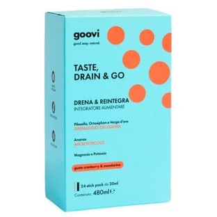 Goovi uitlekkende cranberry&mandarijn 24 stick pack