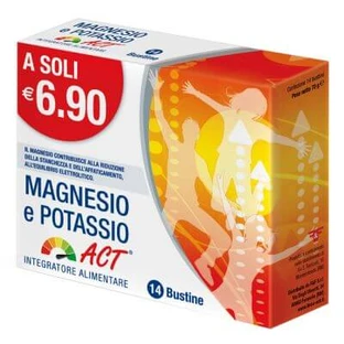 Magnesium en kalium act 14 sachets