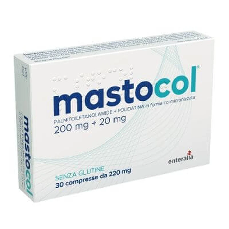 Mastocol 30 palmitoiletanolamida 200 mg + polidatina forma comicronizada 20 mg 30 comprimidos