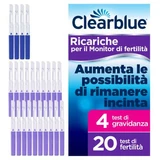 clearblue advanced fertility monitor in Sticks 20 Stück + 4 Schwangerschaftstests