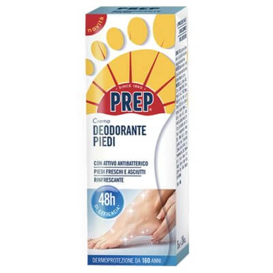 Prep deo voetcrème 75 ml ms vrij