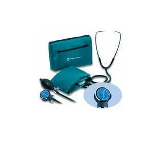 Portable aneroid sphygmomanometer with phonendoscope high precision pocket model adjustable adjustable waterproof cuff professional release valve
