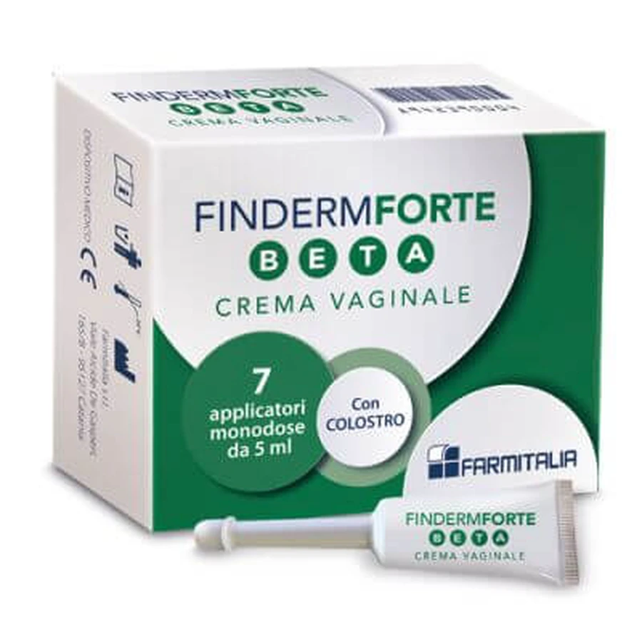 Finderm forte beta vaginal cream 7 disposable applicators 5 g