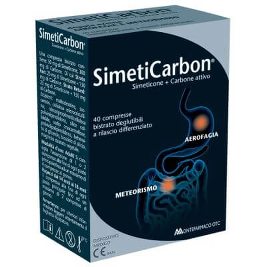 Simeticarbon 40 tablets