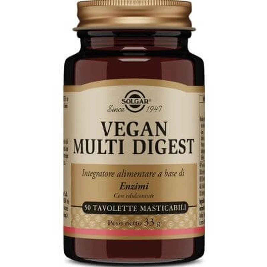 Vegan multi digest 50 kauwtabletten