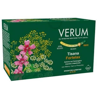 Verum fortelax herbal tea 20 filters new