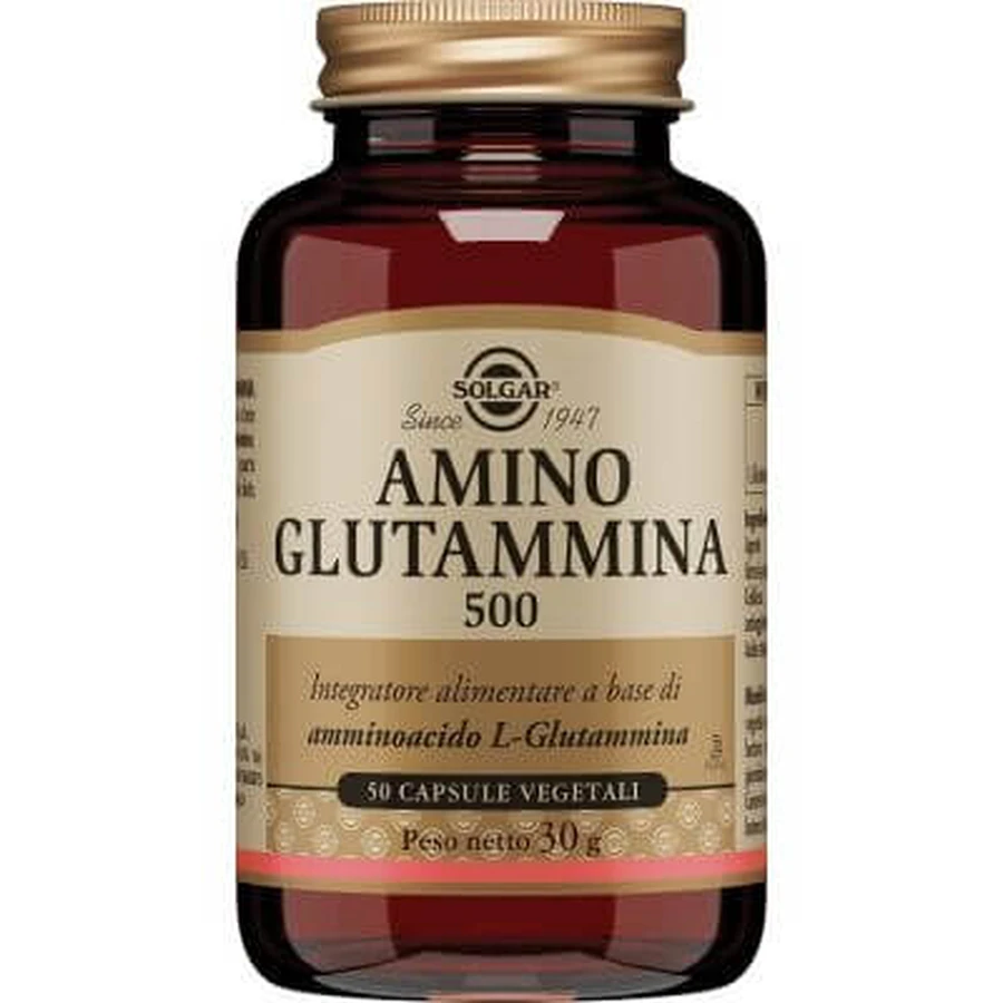 Amino Glutamine 500 50 plantaardige capsules
