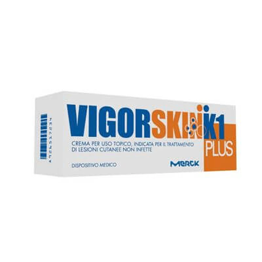 Vigorskin k1 plus crème voor niet geïnfecteerde huidlaesies 100 ml