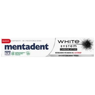 Mentadent system charcoal white 75 ml