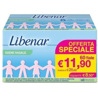 Frascos isotónicos Libenar 60 unidades 5 ml
