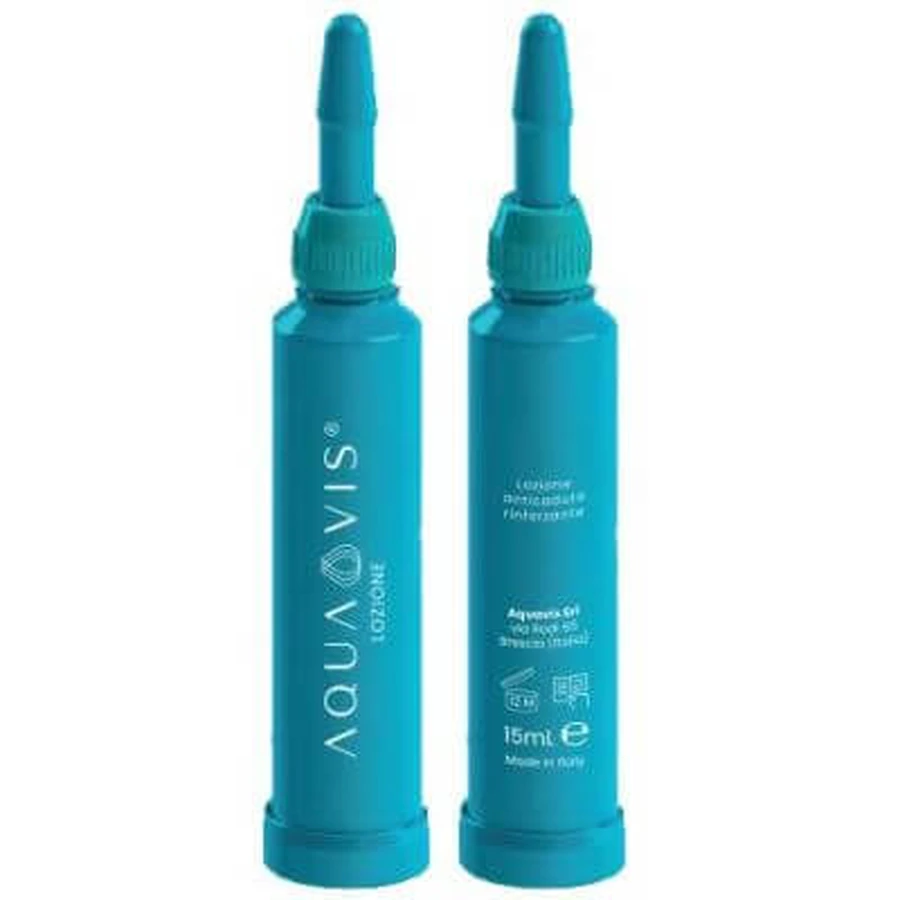 Aquavis anti-haaruitval haar regeneratie lotion 4 flesjes 15 ml